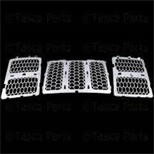 Grille inert(honeycomb.chrome)-(14-16) For  grand cherokee series for OEM:68143075AB