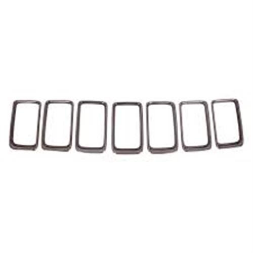 Grille trim ring (chrome,7 pcs /set)(14-16) For  grand cherokee series for OEM:68316532AA