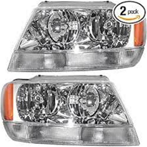 Head lamp assy-(99-04) For  grand cherokee series for OEM:55155552Al5515553Al