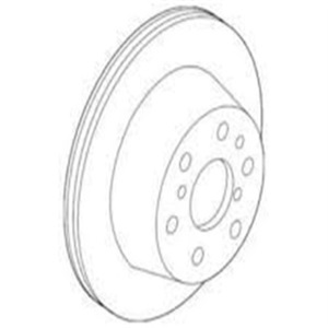 FrontBrakeRotorFor 13583708ForChevroletEquinox2018-2019ChevroletMalibu2016-2019GMCTerrain2018-2019