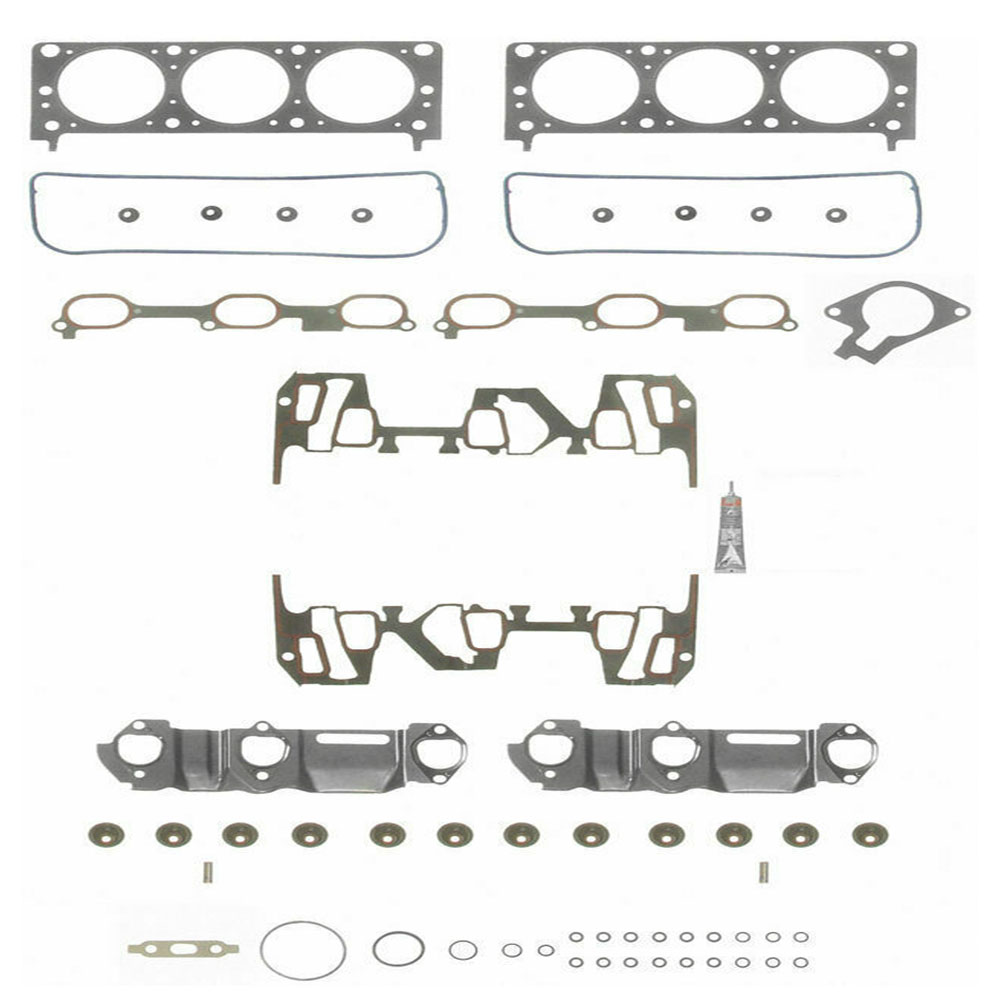 gasket set	9071 PT-1		For 2004-2005 CHEVROLET IMPALA ，VENTURE，MONTE CARLO，2004 OLDSMOBILE ALERO，3.4L 207CID V6 OHV，